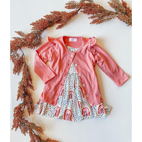 peach-rainbow-twirl-dress Mila &  Rose - Sophia's Style--3T--4